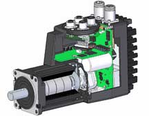 Integrated servomotor from world leader JLV.dk